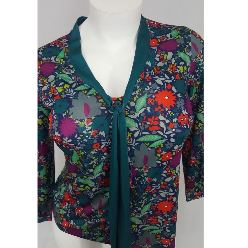 Isabel And Alice Women Stretch Button Down Top - Picture 2 of 7